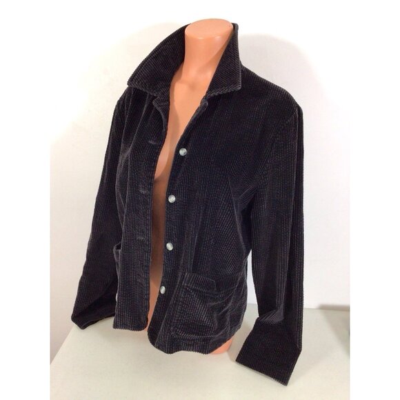 Talbots Corduroy Coat Jacket Womens Medium - Picture 6 of 7